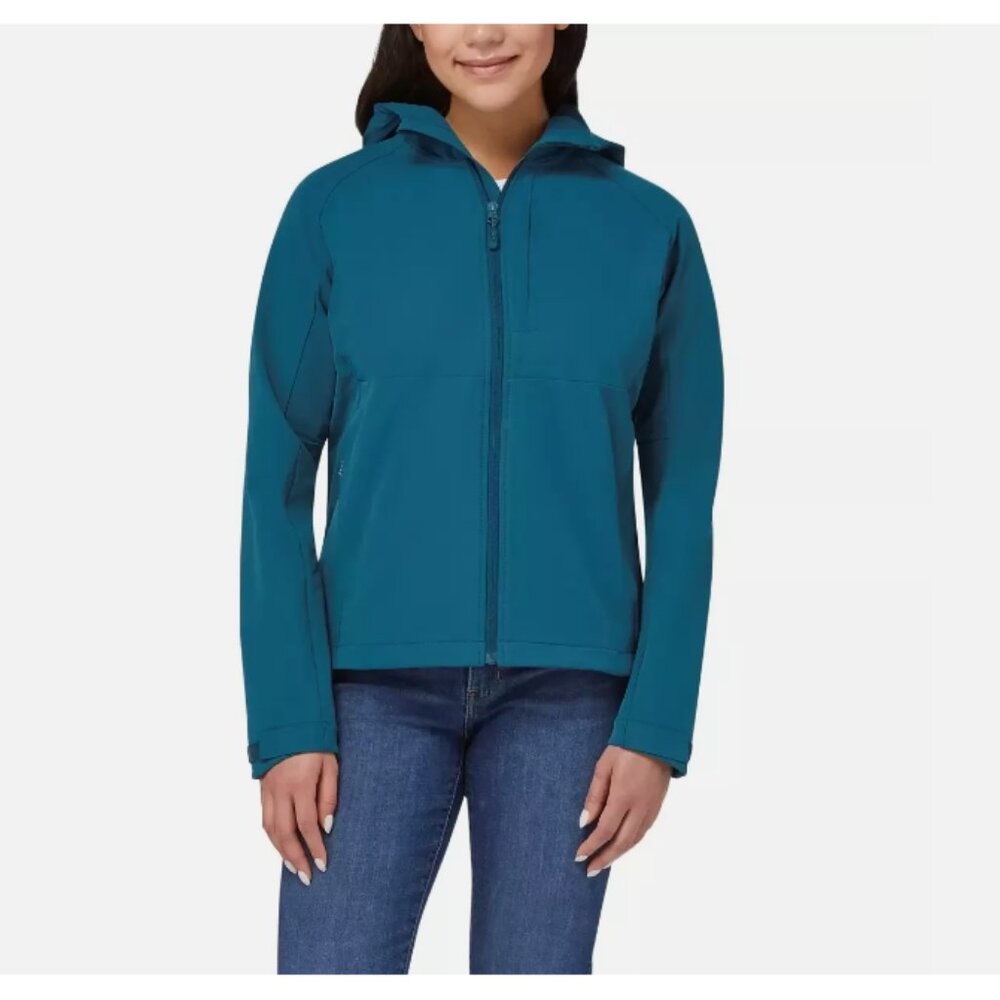 Kirkland Signature Women's Water Wind Resistant Hooded Jacket